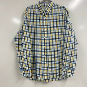L.L.Bean Men’s Plaid Button Down Shirt Classic Fit Preppy Outdoor Casual‎ Work